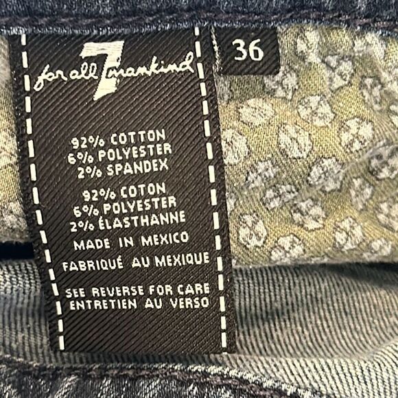 7 For All Mankind Men’s Slimmy Luxe Performance Jeans Denim size 36 - Picture 8 of 11